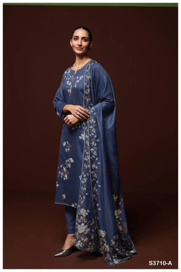 Ganga Krutika Cotton Satin Printed Salwar Kameez Catalog Wholesale Collection Exporter - Image 2