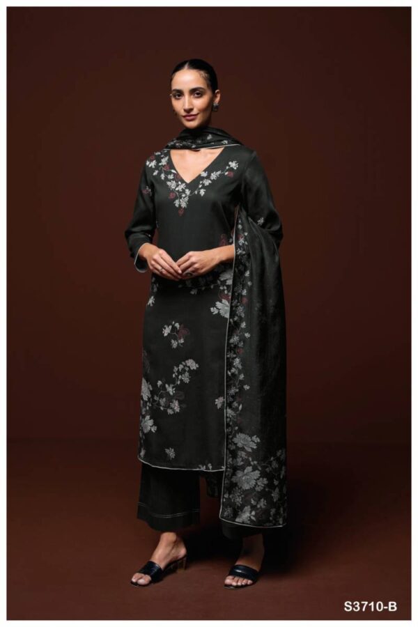 Ganga Krutika Cotton Satin Printed Salwar Kameez Catalog Wholesale Collection Exporter - Image 3