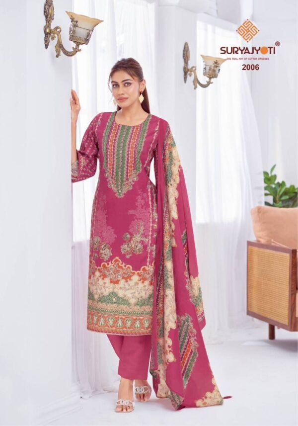 Suryajyoti Kimora Vol 2 Model Printed Dress Material Catalog Wholesale Collection Exporter - Image 2