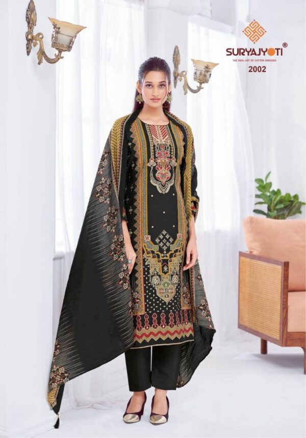 Suryajyoti Kimora Vol 2 Model Printed Dress Material Catalog Wholesale Collection Exporter - Image 4