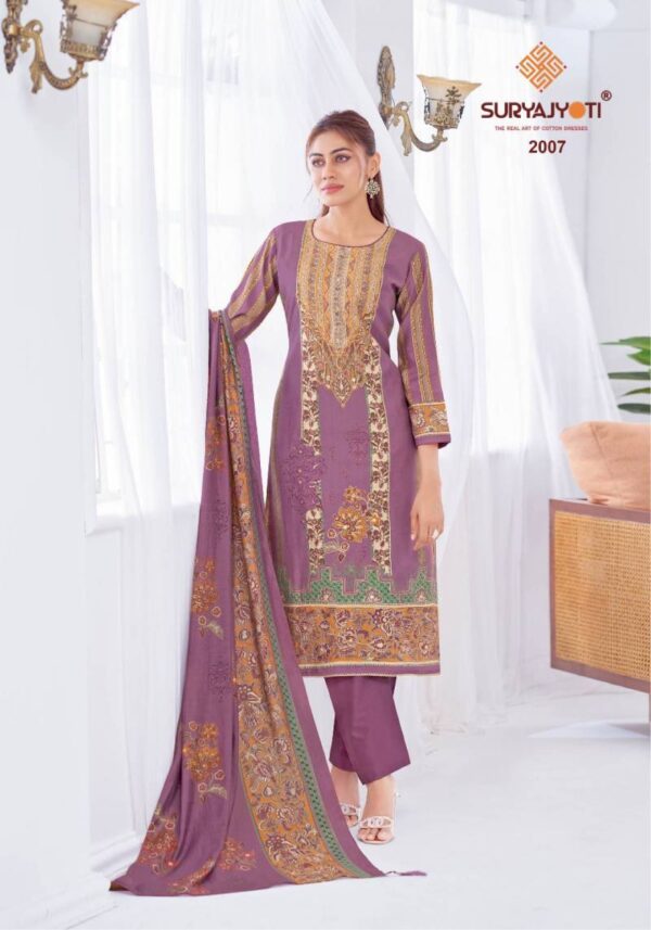 Suryajyoti Kimora Vol 2 Model Printed Dress Material Catalog Wholesale Collection Exporter - Image 5