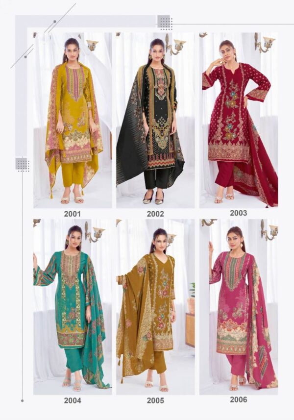 Suryajyoti Kimora Vol 2 Model Printed Dress Material Catalog Wholesale Collection Exporter - Image 11