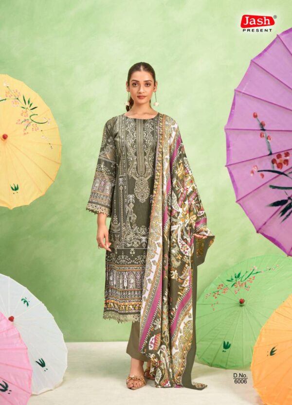 Jash Qurbat Vol 6 Mix Cotton Dress Material Catalog Wholesale Collection Exporter - Image 7
