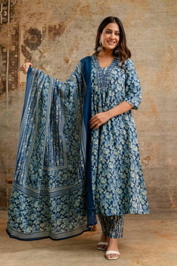Nityaa F 14 Cotton Printed Kurti Bottom With Dupatta Catalog Wholesale Collection