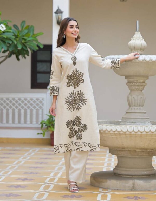 Naisha K 121 Cotton Flex Fancy Co Ord Set Catalog Wholesale Collection Exporter - Image 3
