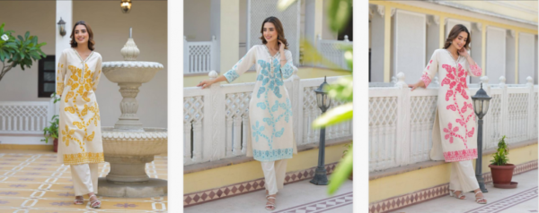 Naisha K 121 Vol 2 Cotton Flex Fancy Co Ord Set Catalog Wholesale Collection Supplier - Image 4