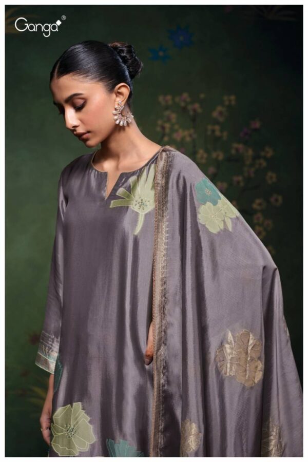 Ganga Cressida Viscose Woven Silk Jacquard Salwar Kameez Catalog Wholesale Collection Exporter