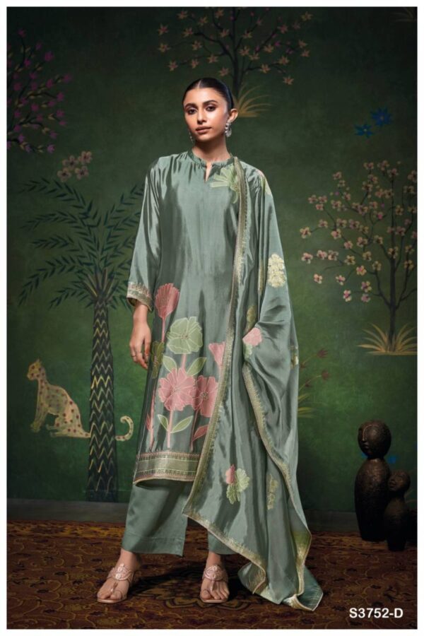 Ganga Cressida Viscose Woven Silk Jacquard Salwar Kameez Catalog Wholesale Collection Exporter - Image 5