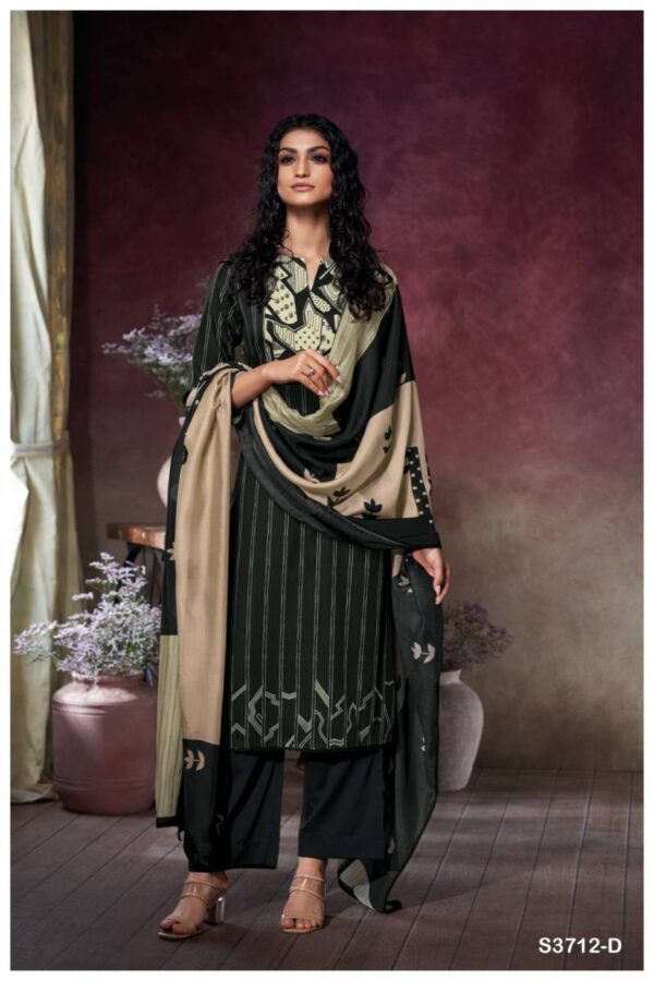 Ganga Kessira Cotton Satin Printed Salwar Kameez Catalog Wholesale Collection Exporter - Image 4