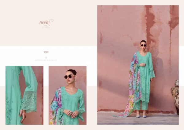 Kimora Heer Muse Maslin Resham Embroidered Salwar Suits Catalog Wholesale Collection Exporter - Image 5