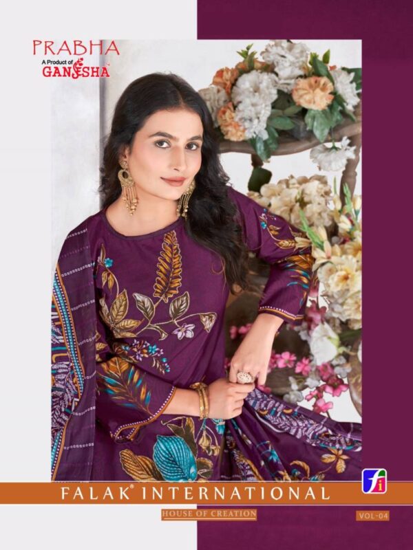 Ganesha Prabha Vol 1 Cotton Digital Printed Dress Material Catalog Wholesale Collection Exporter