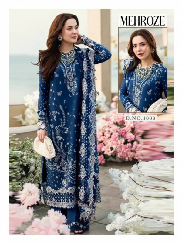 Binilyas Mehroze Vol 1 Karachi Cotton Dress Material Catalog Wholesale Collection Exporter - Image 4