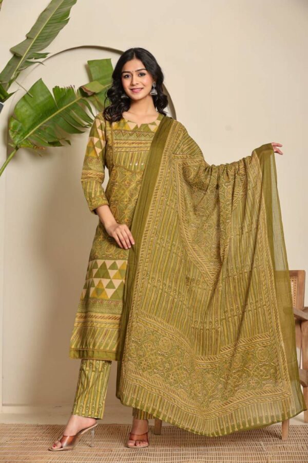 Naisha K 122 Cotton Fancy Readymade Catalog Wholesale Collection Exporter