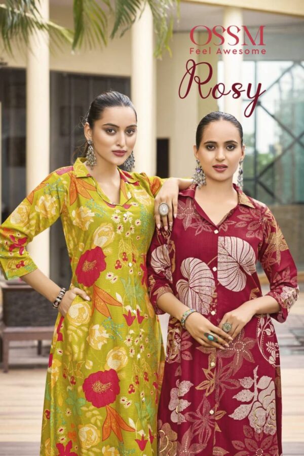 Ossm Rosy Vatican Discharge Printed Co Ord Set Catalog Wholesale Collection Exporter