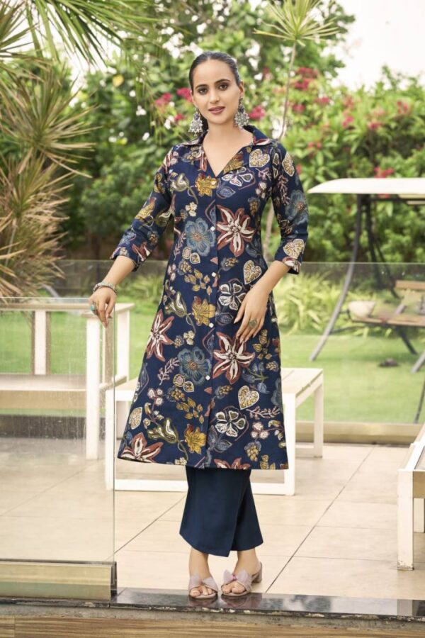 Ossm Rosy Vatican Discharge Printed Co Ord Set Catalog Wholesale Collection Exporter - Image 5