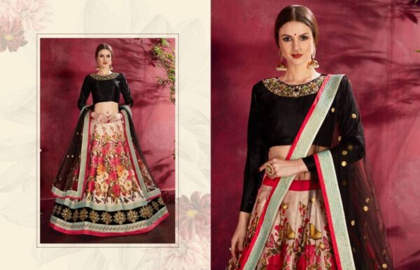Zeel Carnations Vol 1 Banglori Silk Designer Lehenga Choli Catalog Wholesale Collection Exporter - Image 2