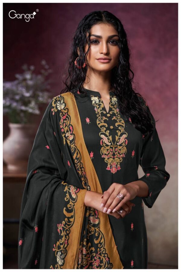 Ganga Tamsin Cotton Satin Printed Salwar Kameez Catalog Wholesale Collection Supplier