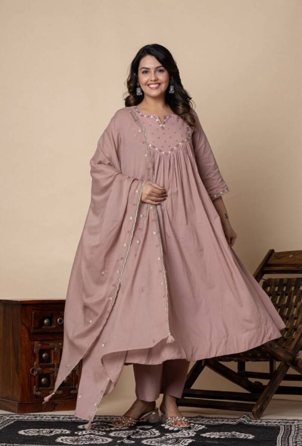 Naisha K 124 Mul Cotton Fancy Readymade Catalog Wholesale Collection Exporter - Image 5
