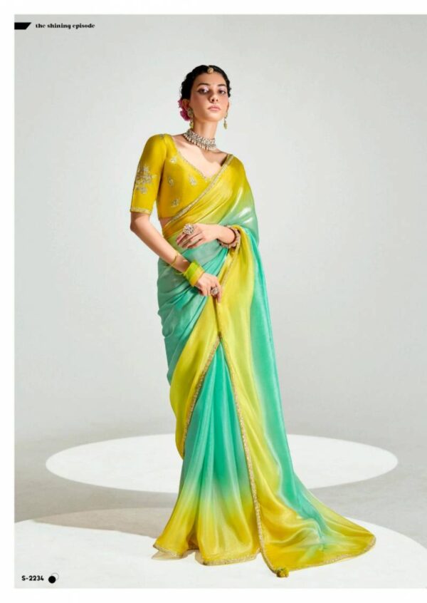 Kimora Rangrez Tissue Based Designer Saree Catalog Wholesale Collection Dealer - Image 13