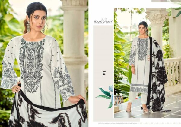 House Of Lawn Malhar Cotton Digital Prints Pakistani Suits Catalog Wholesale Collection Exporter - Image 3