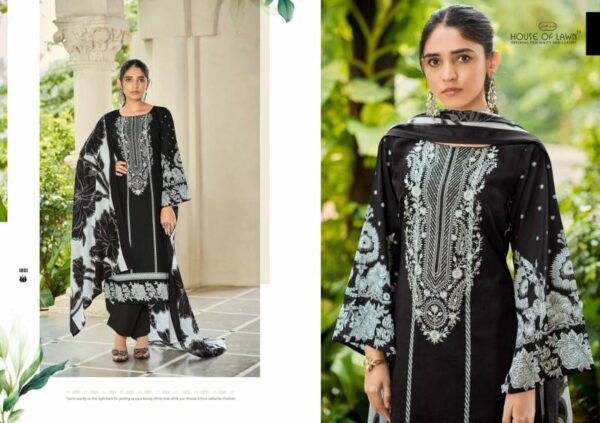 House Of Lawn Malhar Cotton Digital Prints Pakistani Suits Catalog Wholesale Collection Exporter - Image 4
