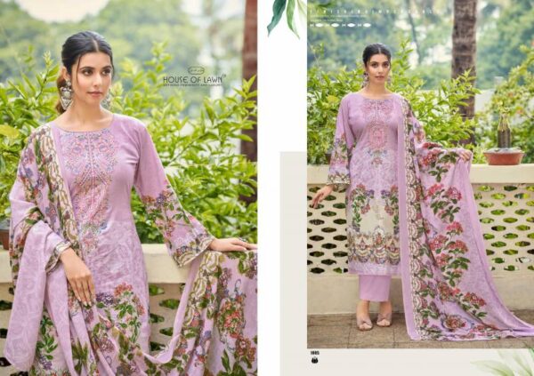 House Of Lawn Malhar Cotton Digital Prints Pakistani Suits Catalog Wholesale Collection Exporter - Image 7