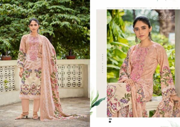 House Of Lawn Malhar Cotton Digital Prints Pakistani Suits Catalog Wholesale Collection Exporter - Image 8