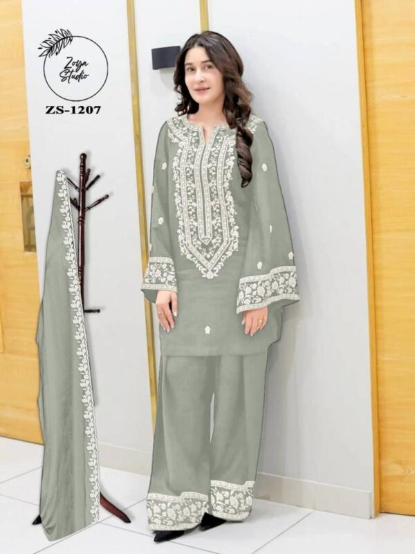 Zoya Studio 1207 Roman Silk Salwar Kameez Catalog Wholesale Collection Exporter - Image 4