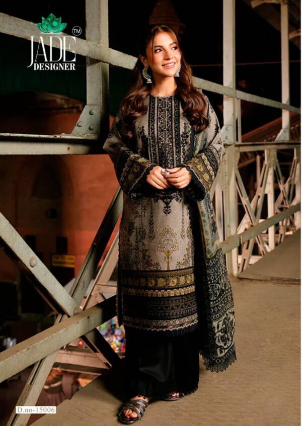 Jade Crimson Exclusive Lawn Vol 15 Dress Material Catalog Wholesale Collection Exporter - Image 7