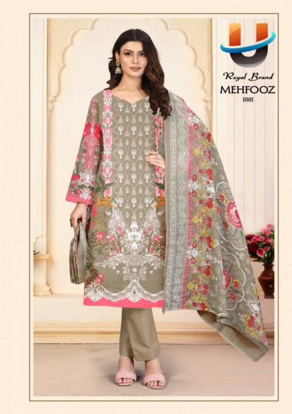 Royal Mehfooz Vol 1 Cotton Printed Dress Material Wholesale Catalog Collection Exporter - Image 3