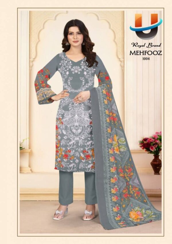 Royal Mehfooz Vol 1 Cotton Printed Dress Material Wholesale Catalog Collection Exporter - Image 4
