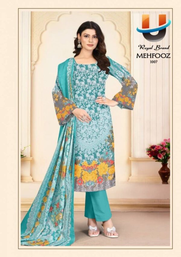 Royal Mehfooz Vol 1 Cotton Printed Dress Material Wholesale Catalog Collection Exporter - Image 5
