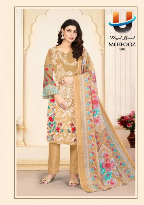 Royal Mehfooz Vol 1 Cotton Printed Dress Material Wholesale Catalog Collection Exporter - Image 7