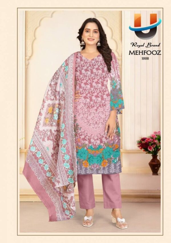 Royal Mehfooz Vol 1 Cotton Printed Dress Material Wholesale Catalog Collection Exporter - Image 9