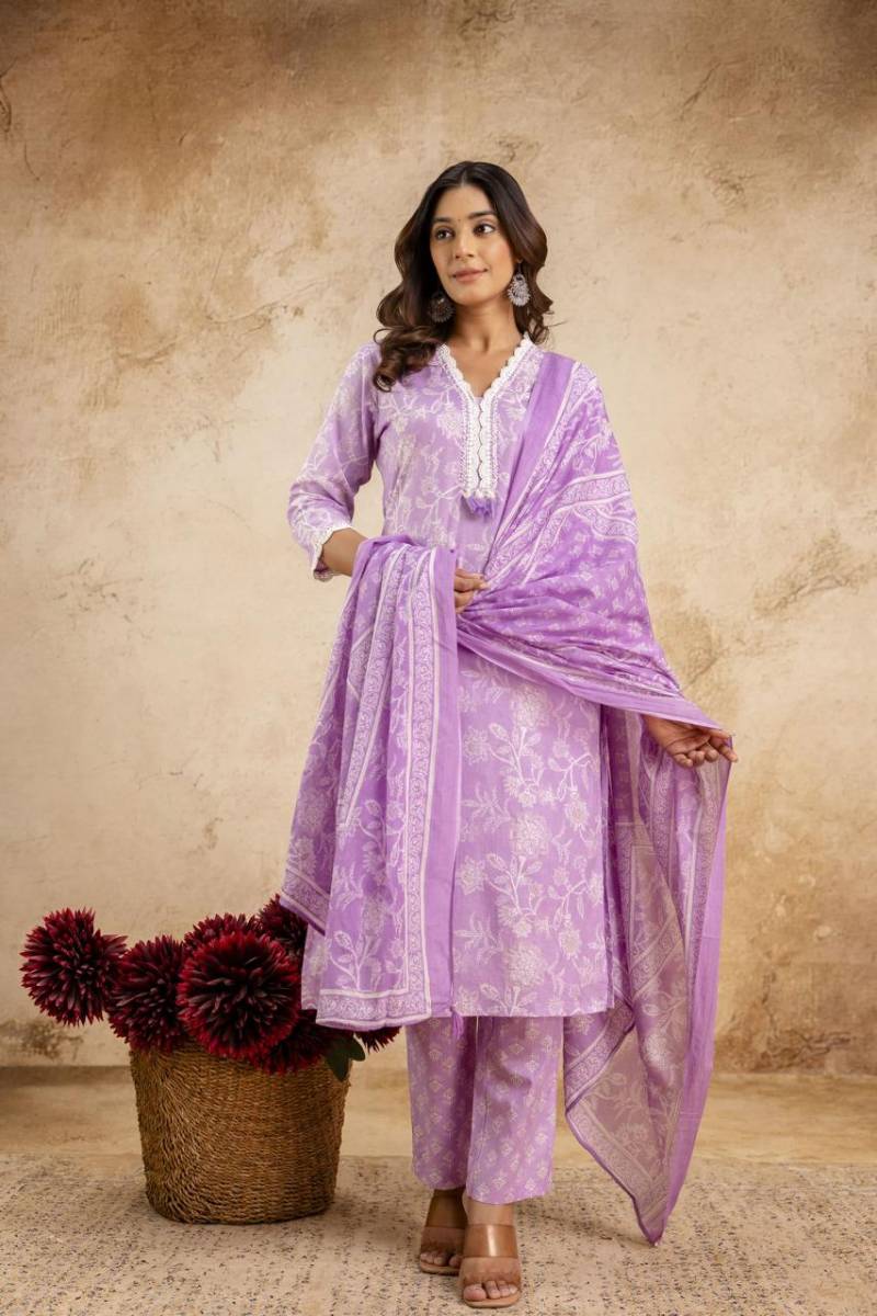 Naisha K 129 Vol 4 Cotton Printed Readymade Plus Size Catalog Wholesale Collection Exporter - Image 2