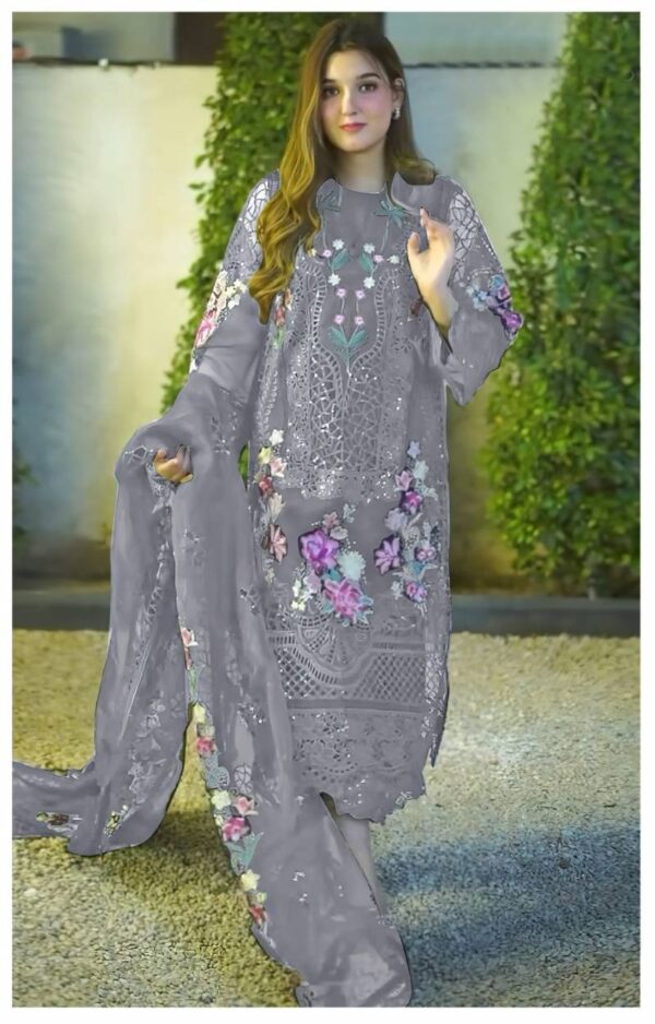 Alzohaib Az 1197 A To D Organza Embroidered Pakistani Suits Catalog Wholesale Collection Exporter