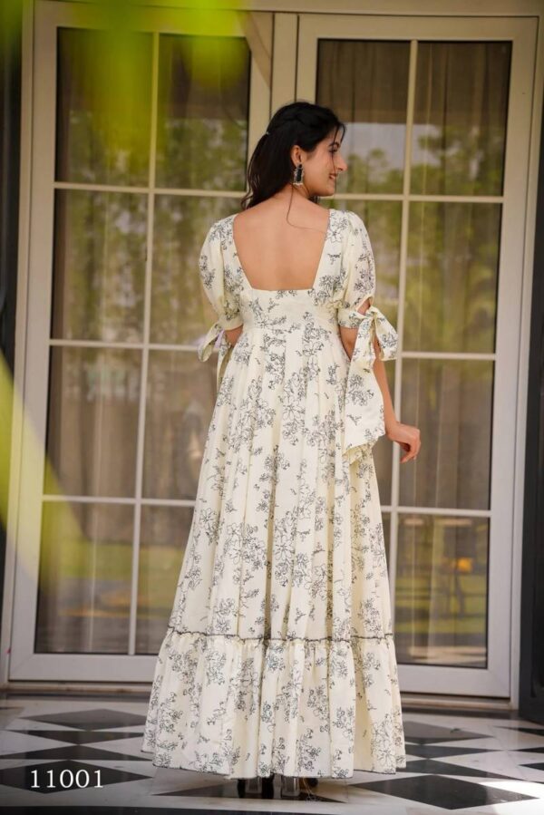 Clora Vol 11 Digital Printed Fully Flared Gown Catalog Wholesale Collection Exporter - Image 2