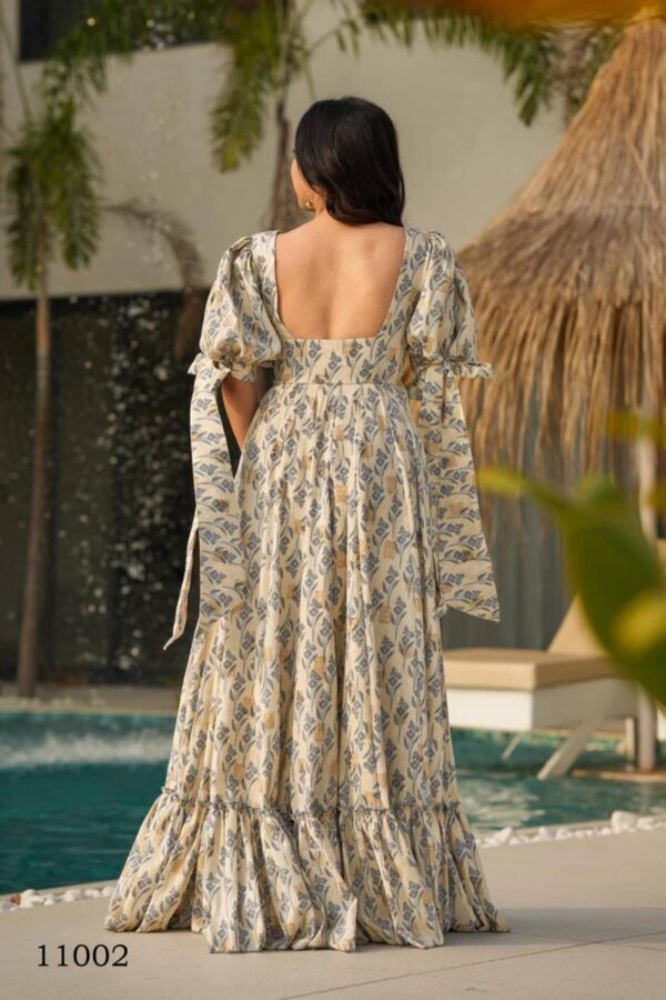 Clora Vol 11 Digital Printed Fully Flared Gown Catalog Wholesale Collection Exporter - Image 8
