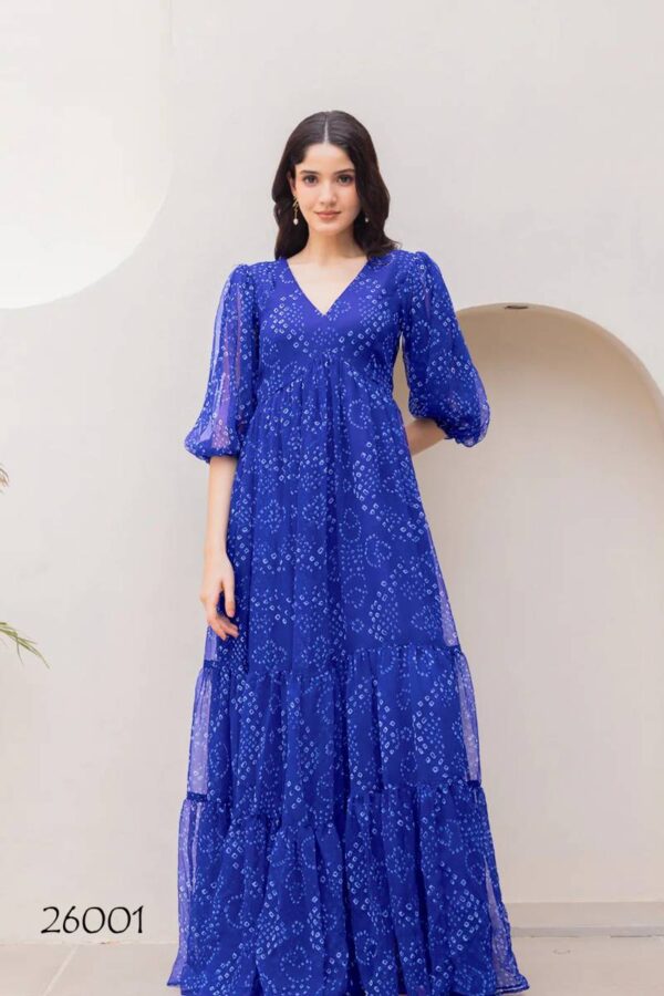 Lucaya Vol 26 Georgette Digital Printed Anarkali Fully Flared Gown Wholesale Catalog Collection Supplier - Image 3