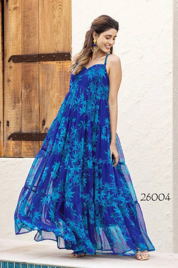 Lucaya Vol 26 Georgette Digital Printed Anarkali Fully Flared Gown Wholesale Catalog Collection Supplier - Image 12