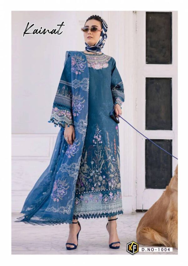Keval Kainat Vol 20 Heavy Luxury Lawn Collection Dress Material Catalog Wholesale Collection Exporter - Image 5
