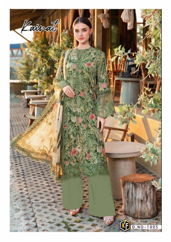 Keval Kainat Vol 20 Heavy Luxury Lawn Collection Dress Material Catalog Wholesale Collection Exporter - Image 6