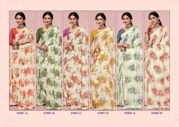 Ruchi Star Chiffon 200 Chiffon Printed Saree Wholesale Catalog Collection Exporter - Image 10