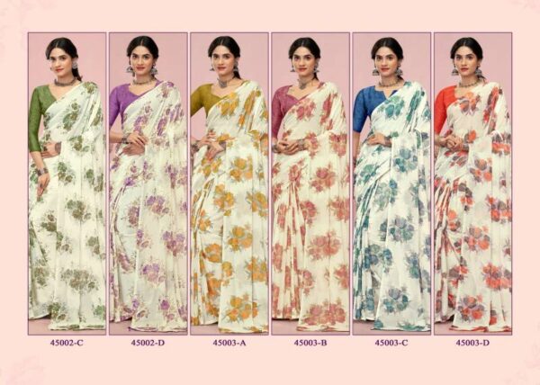 Ruchi Star Chiffon 200 Chiffon Printed Saree Wholesale Catalog Collection Exporter - Image 12