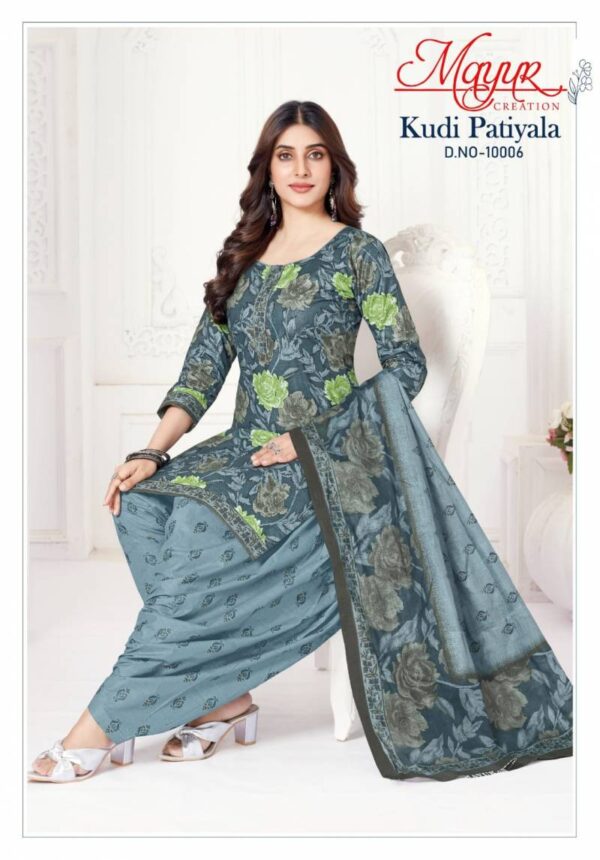 Mayur Kudi Patiyala Vol 10 Patiyala Cotton Dress Material Wholesale Catalog Collection Exporter - Image 6