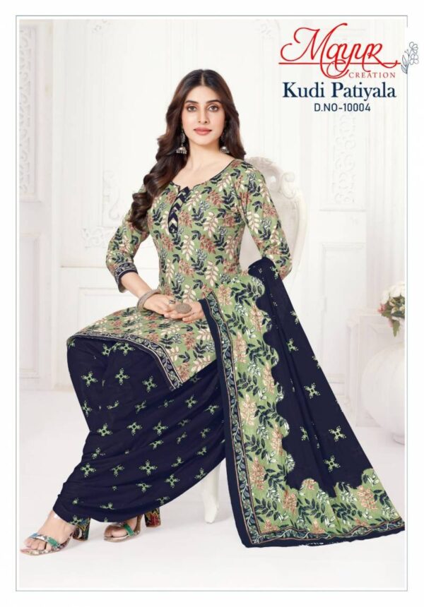 Mayur Kudi Patiyala Vol 10 Patiyala Cotton Dress Material Wholesale Catalog Collection Exporter - Image 7