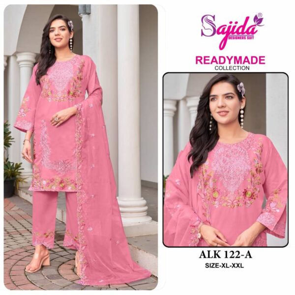 Sajida 122 A To D Readymade Pakistani Salwar Kameez Wholesale Catalog Collection Supplier - Image 2
