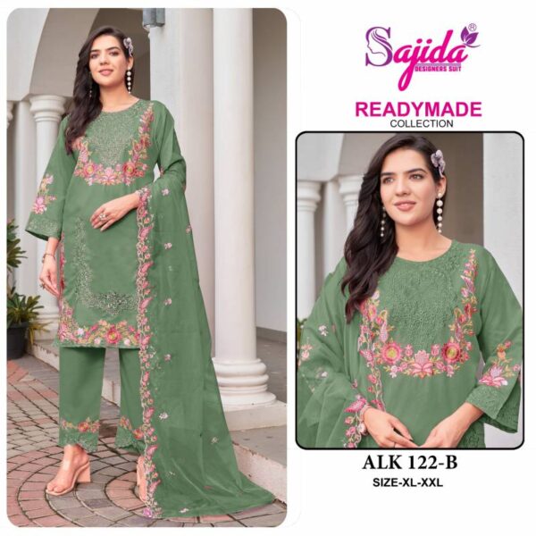 Sajida 122 A To D Readymade Pakistani Salwar Kameez Wholesale Catalog Collection Supplier - Image 3