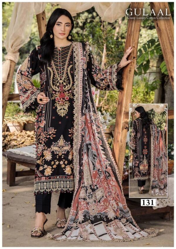 Gulaal Classy Luxury Cotton Collection Vol 14 Dress Material Wholesale Catalog Collection Supplier - Image 3