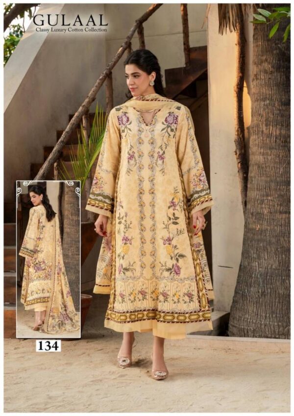 Gulaal Classy Luxury Cotton Collection Vol 14 Dress Material Wholesale Catalog Collection Supplier - Image 4